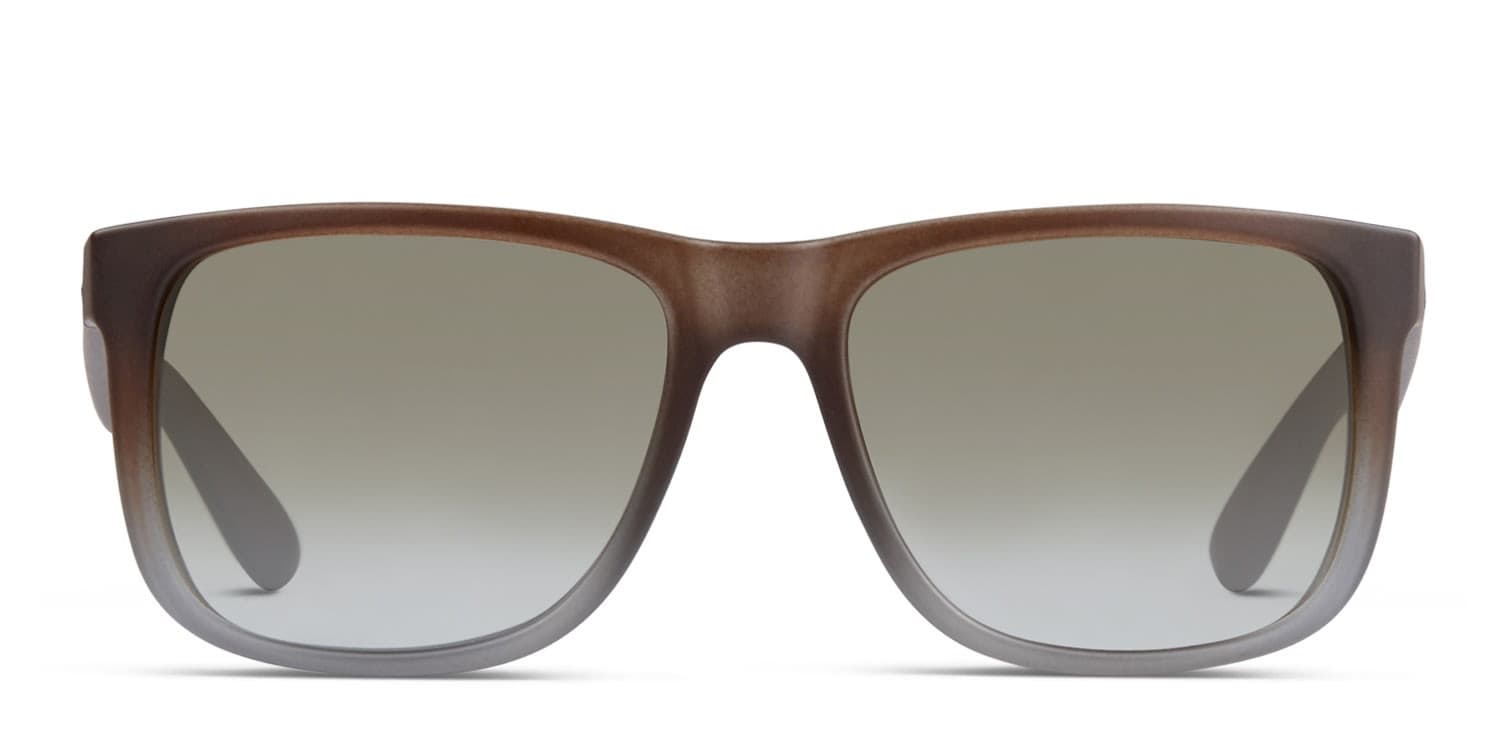Ray-Ban RB4165 Justin Brown, Gray glasses - Brown / Gray - Frontal View