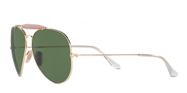 Ray Ban 0RB3029 Outdoorsman II Gold Green