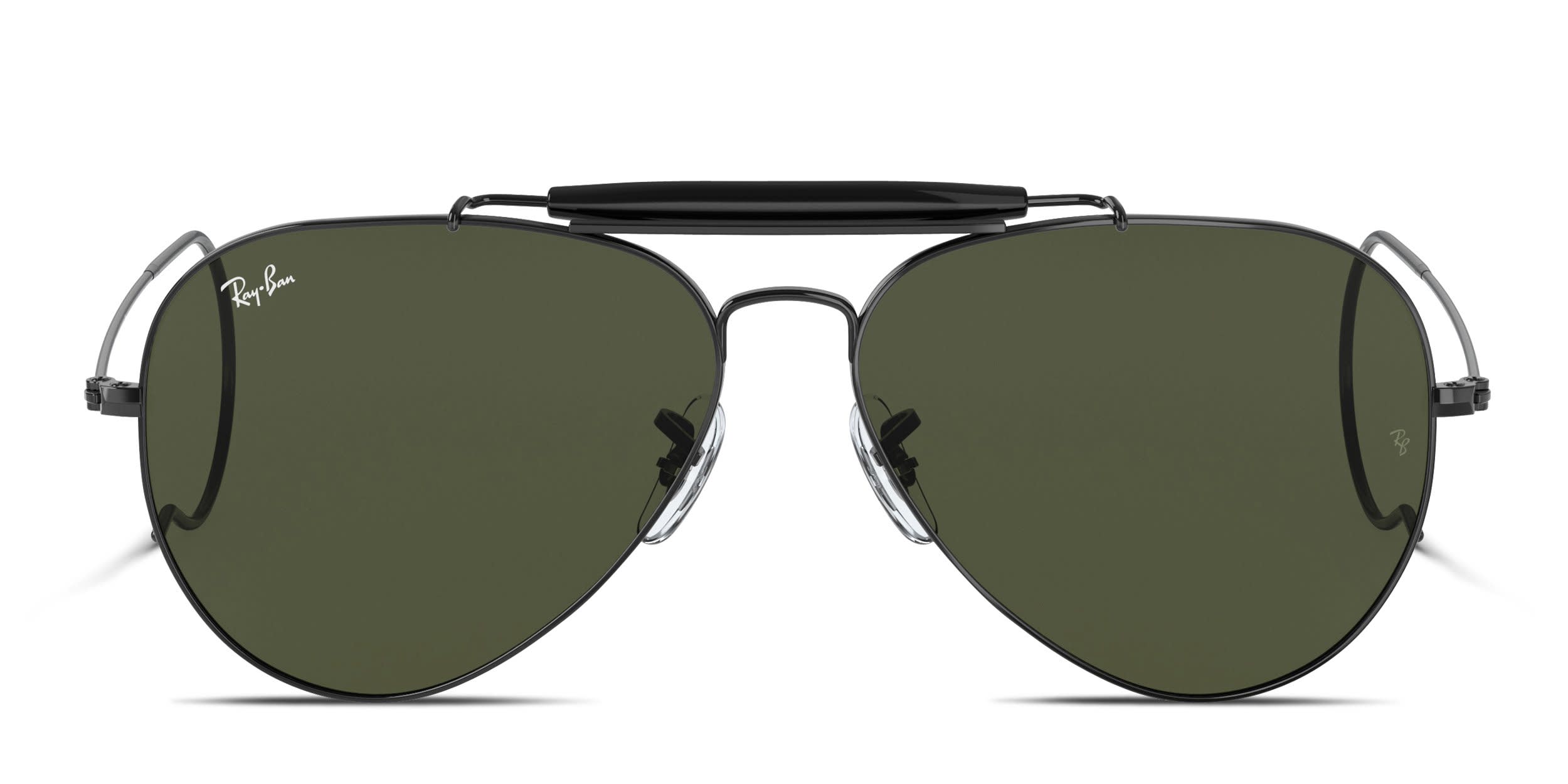 Ray-Ban RB3030 Outdoorsman I Black glasses - Black - Frontal View
