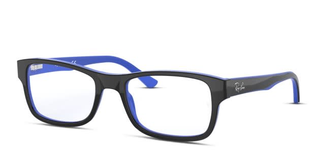 Ray-Ban RX5268 Black, Blue - angle view