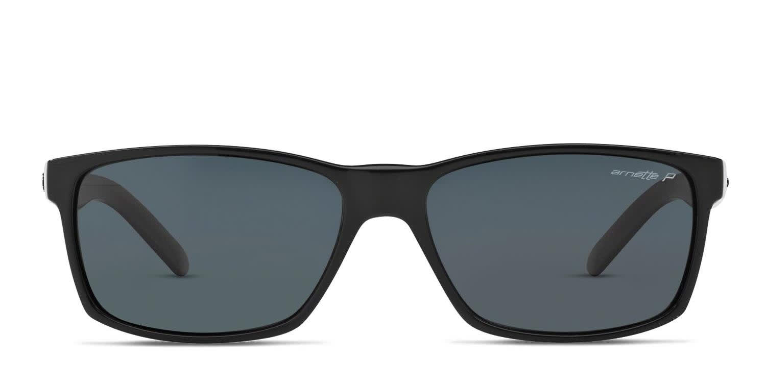 Arnette AN4185 Slickster Shiny Black Prescription Sunglasses - 50