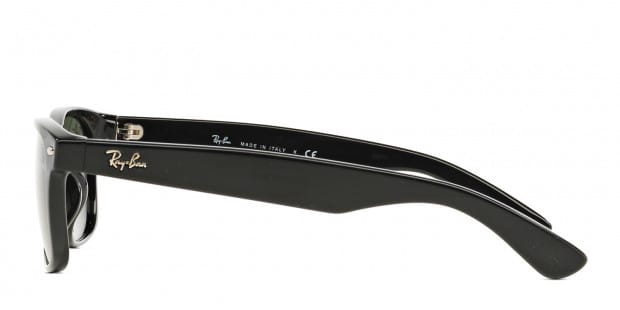 Ray-Ban RB2132F New Wayfarer Shiny Black Sunglasses