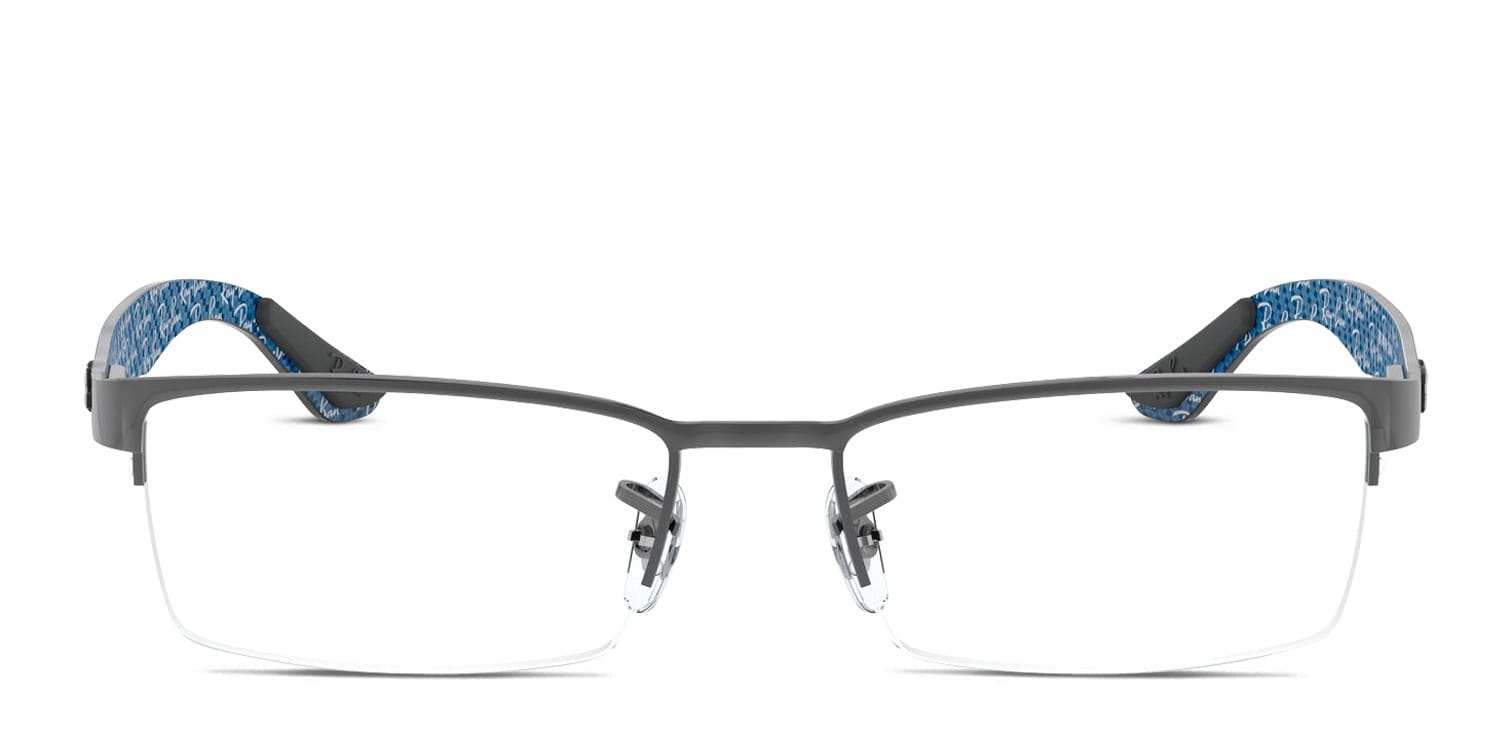 Ray-Ban RX8412 Gunmetal Eyeglasses | Includes FREE Rx Lenses