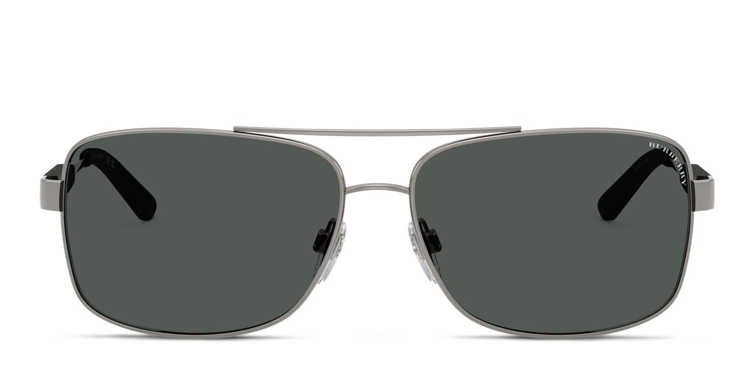 Burberry BE3074 Gunmetal glasses - Gunmetal - Frontal View