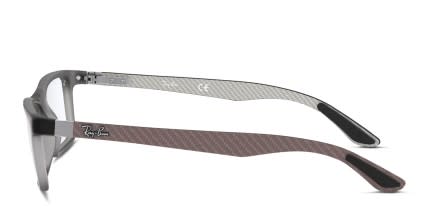 Ray-Ban RX8901 Gray glasses - Gray - Side View