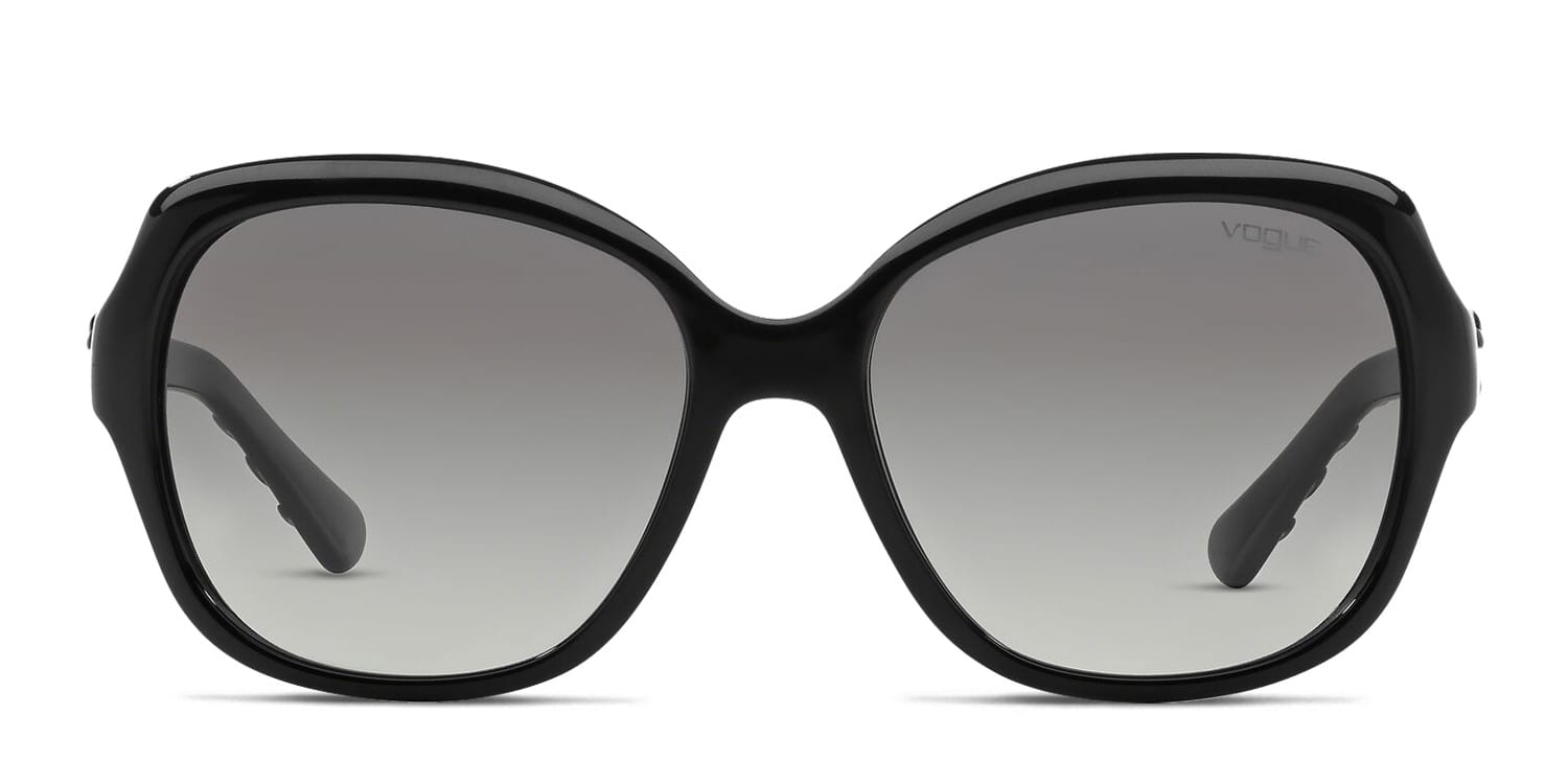 Vogue VO2871S Black , Gray glasses - Black / Gray - Frontal View