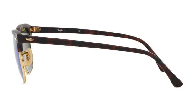 Ray-Ban RB3016 Clubmaster Tortoise/Gold/Blue Sunglasses