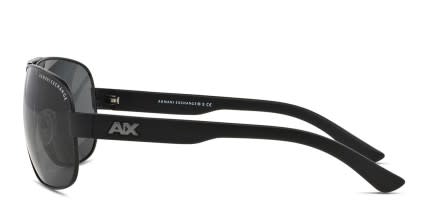 Armani Exchange AX2012S Shiny Black glasses - Shiny Black - Side View