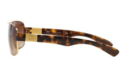 Ray-Ban RB3522 Gold glasses - Gold - Side View