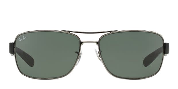 Ray-Ban RB3522 Gunmetal, Green Sunglasses