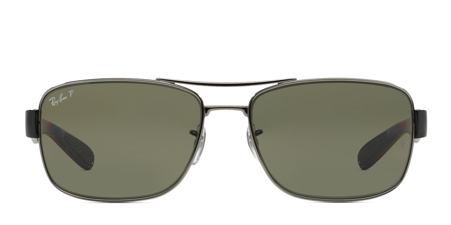 Ray-Ban RB3522 Gunmetal Prescription Sunglasses - 50% Off Lenses