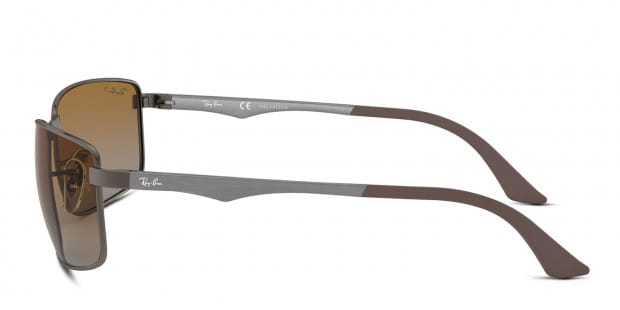 Ray-Ban RB3498 Gunmetal/Brown Sunglasses Online