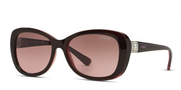Vogue VO2943SB brown pink frame with pink gradient brown lenses