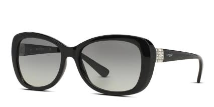 Vogue VO2943SB Shiny Black glasses - Shiny Black - Angle View