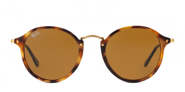 Ray ban sales round fleck tortoise