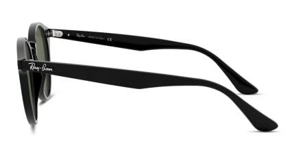 Ray-Ban RB2180F (A) Black , Green glasses - Black / Green - Side View