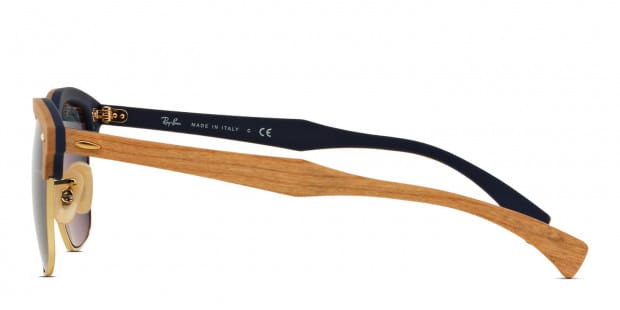 Ray ban clubmaster wood blue hotsell