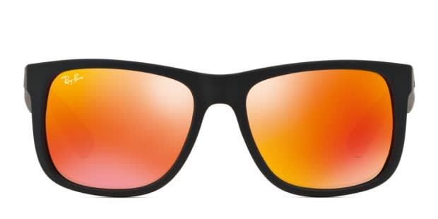 Ray-Ban RB4165 Justin Black/Orange Sunglasses Online