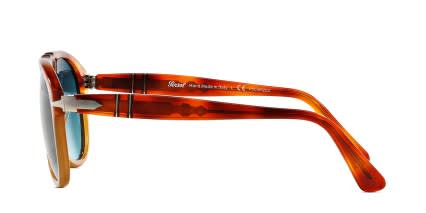 Persol PO0649 Orange, Tortoise glasses - Orange / Tortoise / Blue - Side View