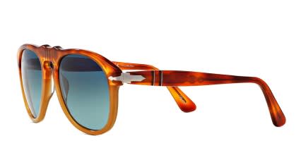 Persol PO0649 Orange, Tortoise glasses - Orange / Tortoise / Blue - Angle View