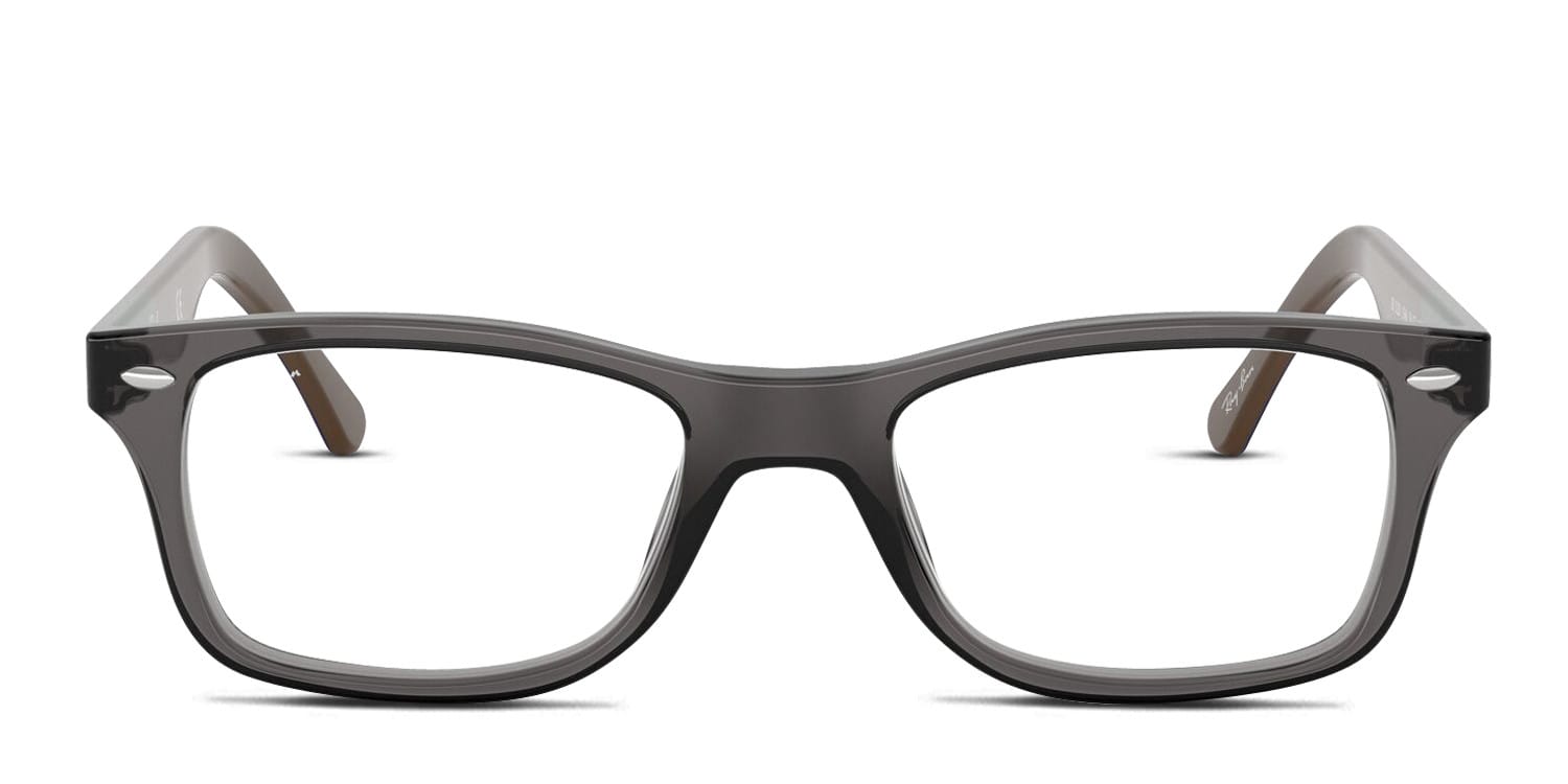 Ray-Ban RX5228 Gray, Clear, Blue glasses - Gray / Clear / Blue - Frontal View