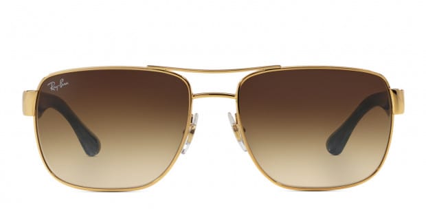 RB3530 Sunglasses in Gold and Brown - RB3530