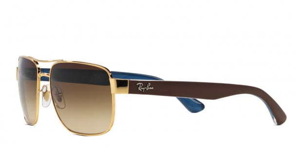 RB3530 Sunglasses in Gold and Brown - RB3530