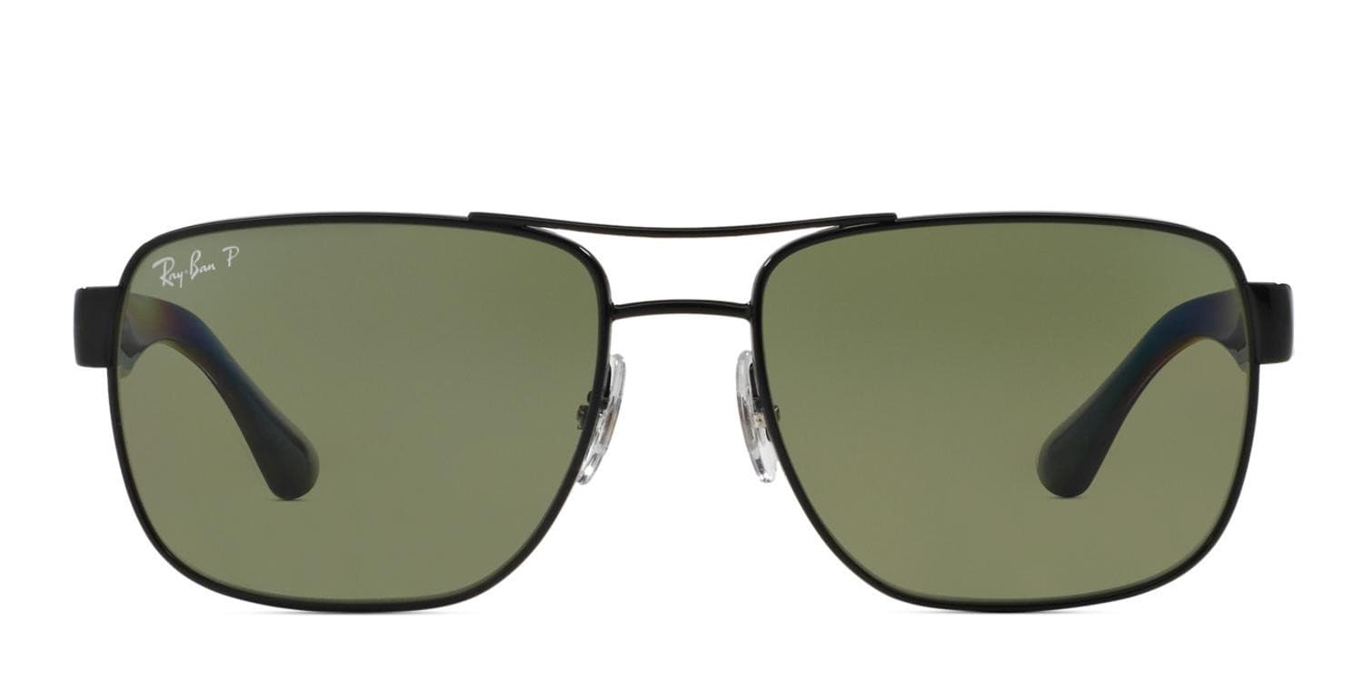 Ray-Ban RB3530 Black glasses - Black - Frontal View