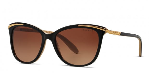 Ralph Lauren RA5203 black beige frame with polarized gradient