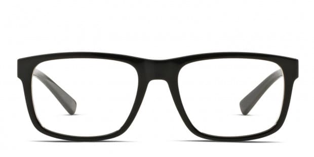 Armani Exchange AX3025 Shiny Black Eyeglasses Includes FREE Rx Lenses