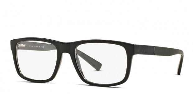 Exchange Includes | Lenses Armani Eyeglasses Shiny FREE Black AX3025 Rx