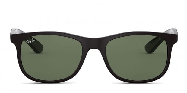 Ray Ban RJ9062S Kids Black Green Prescription Sunglasses