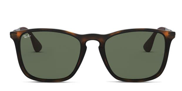 Ray-Ban RB4187 Chris Brown, Tortoise, Green Prescription