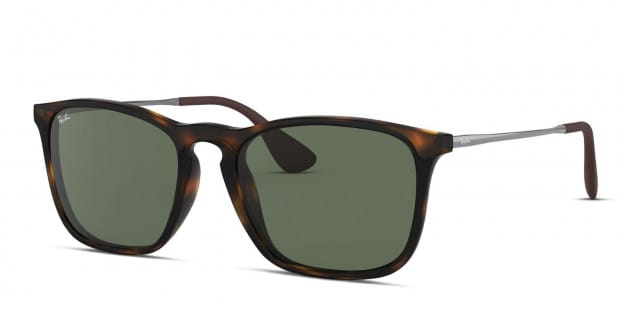 Ray-Ban RB4187 Chris Brown, Tortoise, Green Prescription - Main Image
