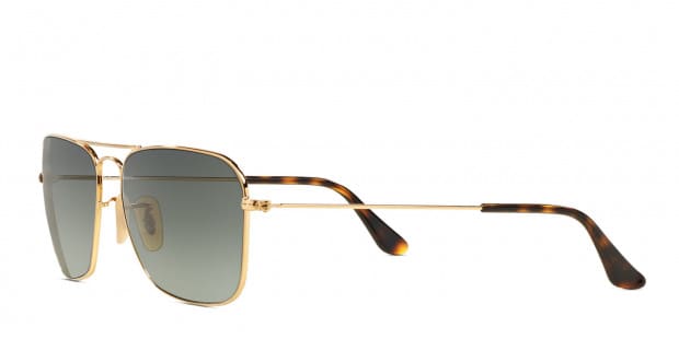 Ray-Ban RB3136 Caravan 181 Sunglasses Gold