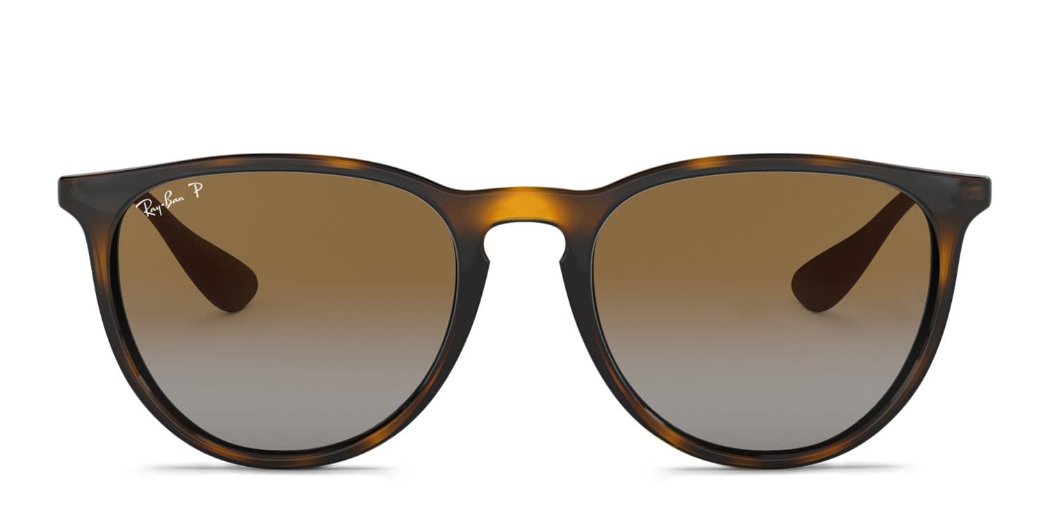 Ray-Ban RB4171 Erika Brown w/Tortoise Prescription Sunglasses - 50