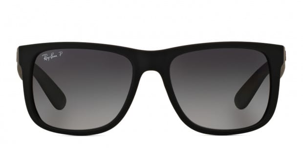 Ray-Ban RB4165F Justin Matte Black, Gray Sunglasses