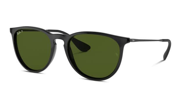 Ray-Ban サングラス RB4171F ERIKA アジアンフィット Ray-Ban 4171F Erika Black w/Green Polarized
