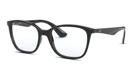 Ray-Ban RX7066 Black glasses - Black - Angle View