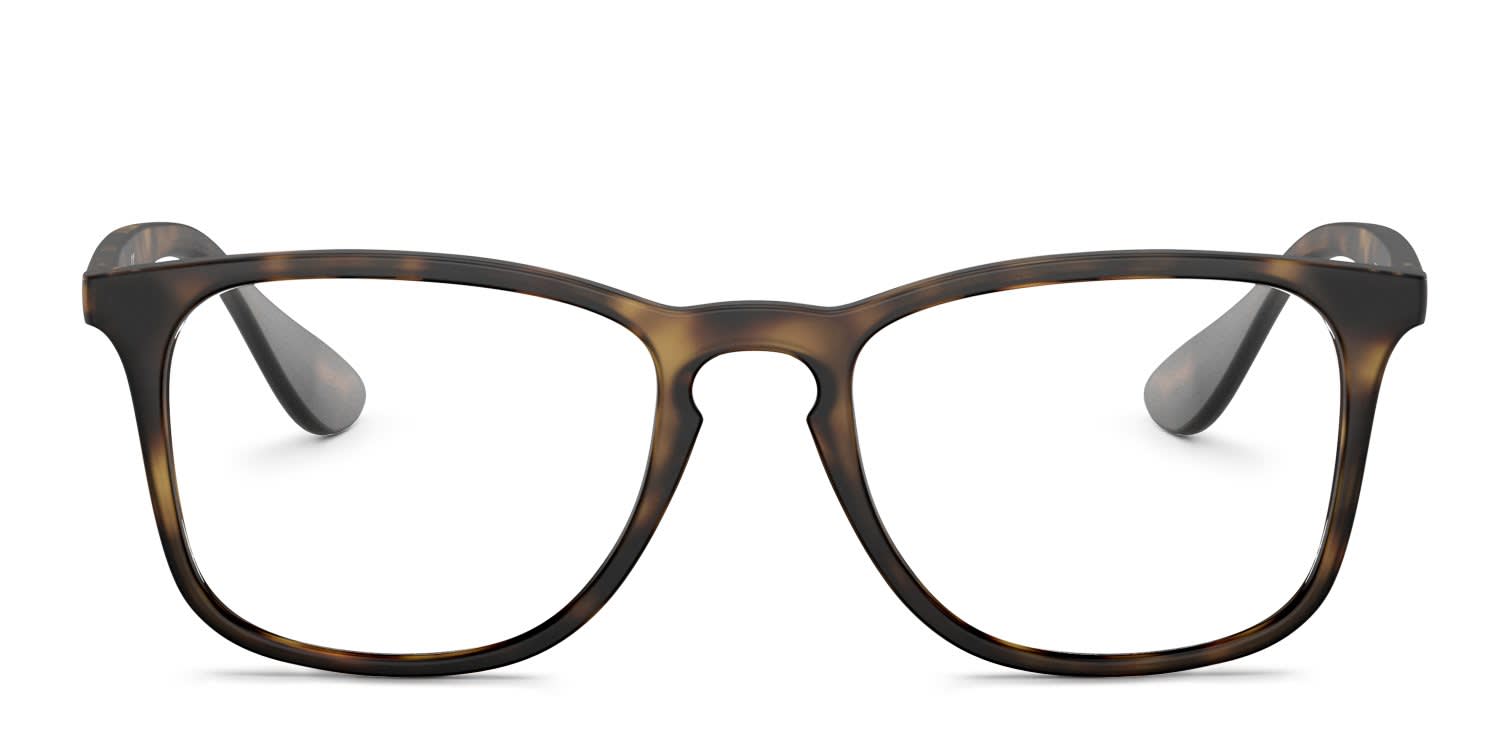 Ray-Ban RX7074 Tortoise glasses - Tortoise - Frontal View