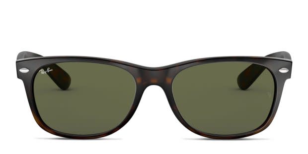 Ray-Ban RB2132 New Wayfarer Brown, Tortoise Sunglasses