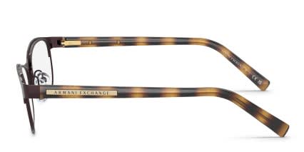 Armani Exchange AX1010 Brown glasses - Brown - Side View
