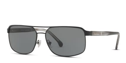 Brooks Brothers BB4040S Black , Gray glasses - Black / Gray - Angle View