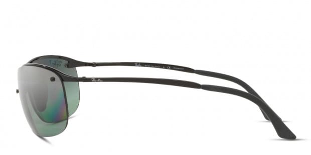 Ray Ban RB3542 Black Blue Silver Prescription Sunglasses 50 Off Lenses