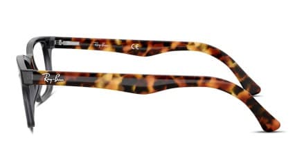 Ray-Ban RX5228 Gray, Tortoise glasses - Gray / Tortoise - Side View