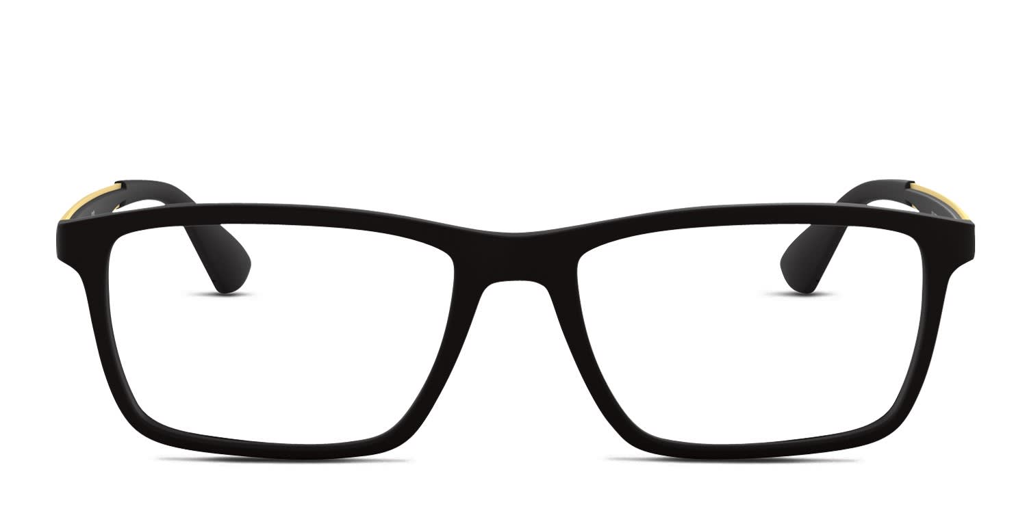 Ray-Ban RX7056 Black glasses - Black - Frontal View