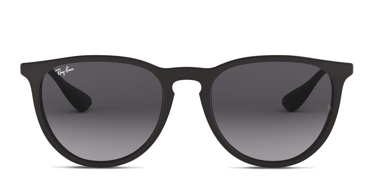 Ray-Ban RB4171F Erika (F) Black , Gray glasses - Black / Gray - Frontal View