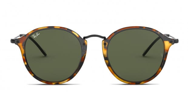 Ray ban round fleck tortoise gold outlet