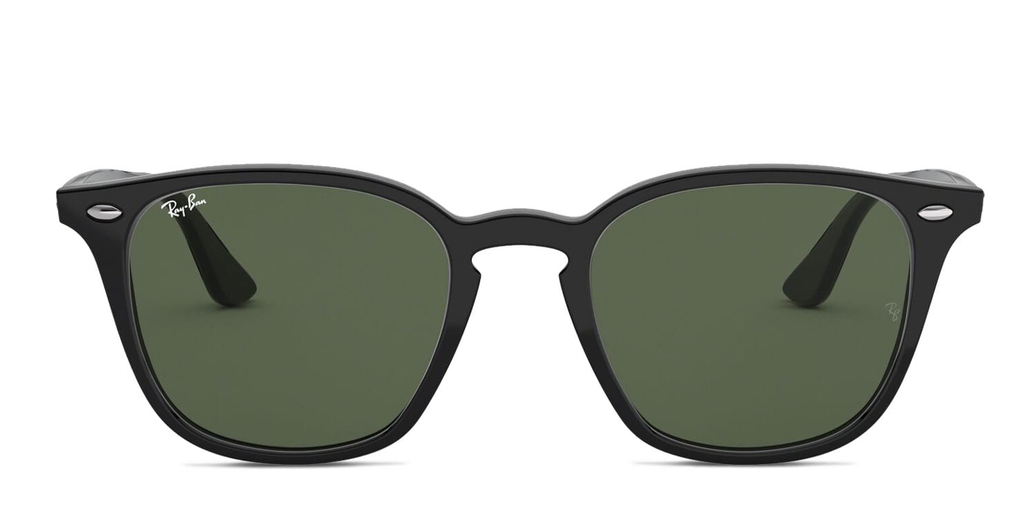Ray-Ban RB4258 Black , Green Prescription Sunglasses - 50% Off Lenses