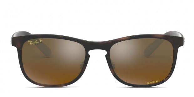 Ray Ban RB4263 Bronze Gold Tortoise Prescription Sunglasses 50 Off Lenses